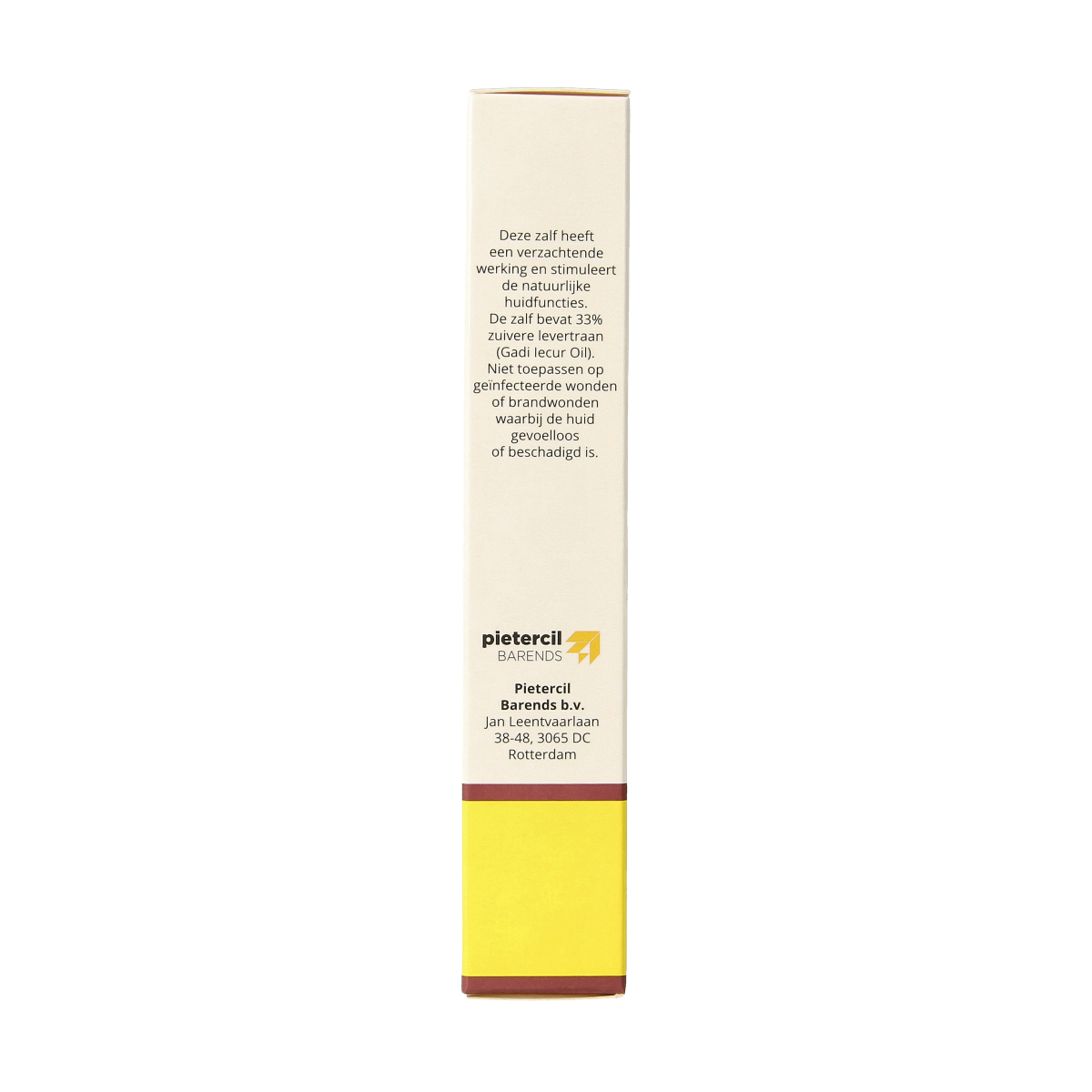 Jecovitol Levertraanzalf 30g body care cream in a tube, designed for skin nourishment and soothing.