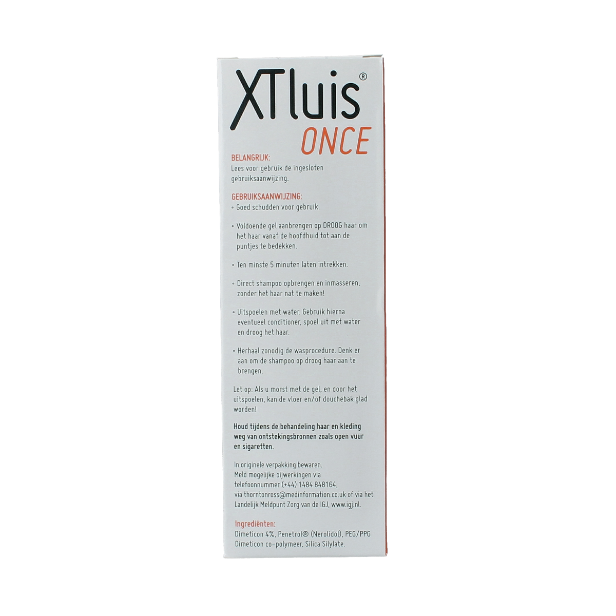XT Luis Once gel met kam haarverzorgingsproduct in 100ml container with comb, designed for hair styling and care.
