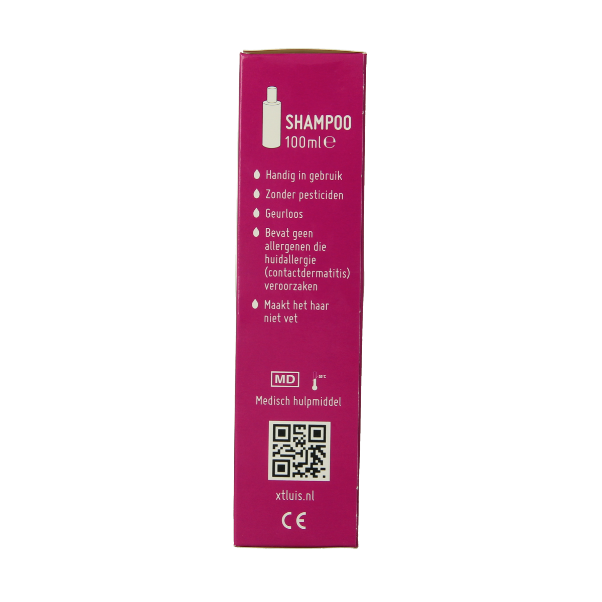 XT Luis Once shampoo bottle, 100ml, in a sleek haircare bottle showing the XT Luis brand and product details.
