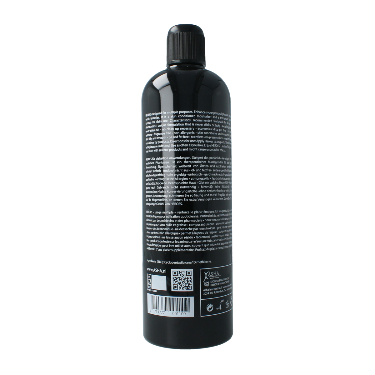 HEROES Glijmiddel siliconen 500.00 Milliliter