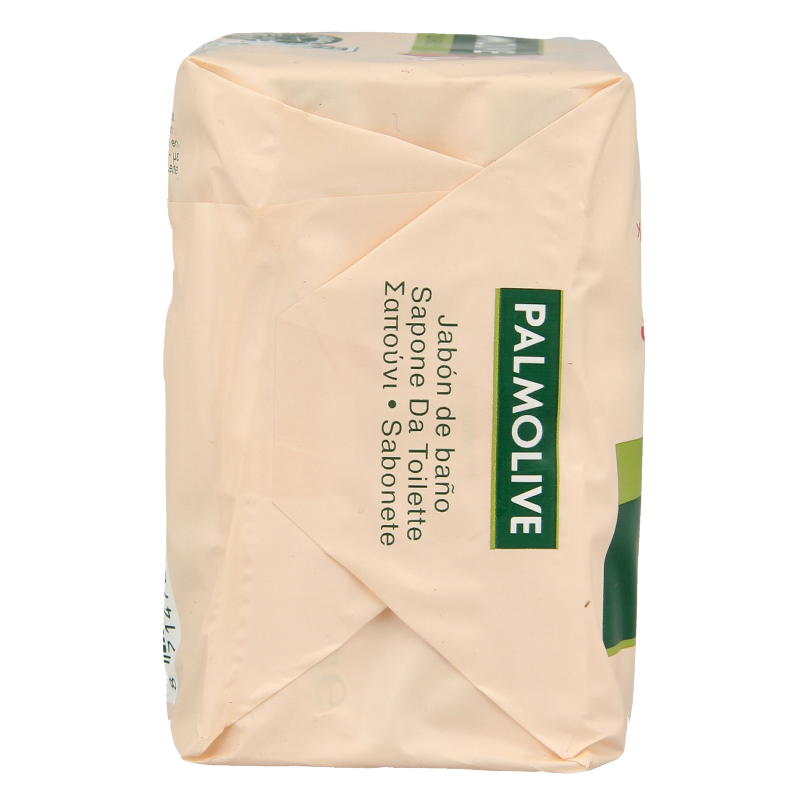 Set of four Palmolive Sensitive Almond soaps, 90 grams each, featuring gentle formula and almond scent.