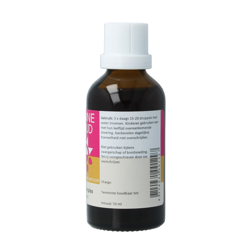 Zonnegoud Salix complex herbal supplement in 50ml bottle, featuring natural plant extracts for wellness.