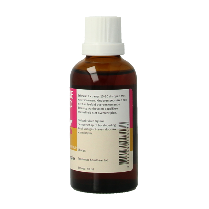 Zonnegoud Echinacea simplex herbal tincture in a 50ml bottle, part of Zonnegoud Kruidenpreparaten collection.