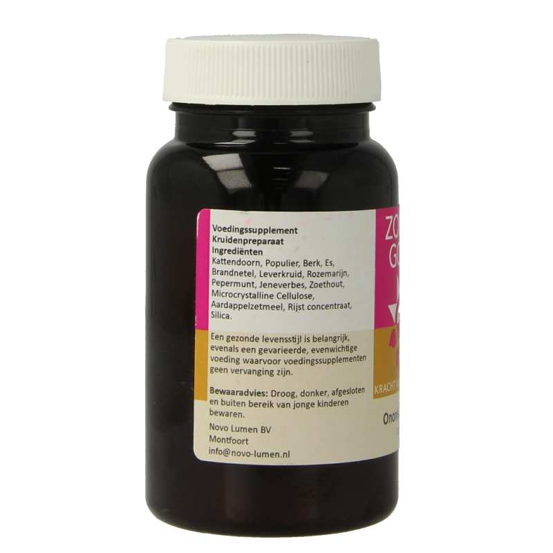 Zonnegoud Ononis complex herbal supplement in a blister pack of 120 tablets, natural herbal remedy for wellness.
