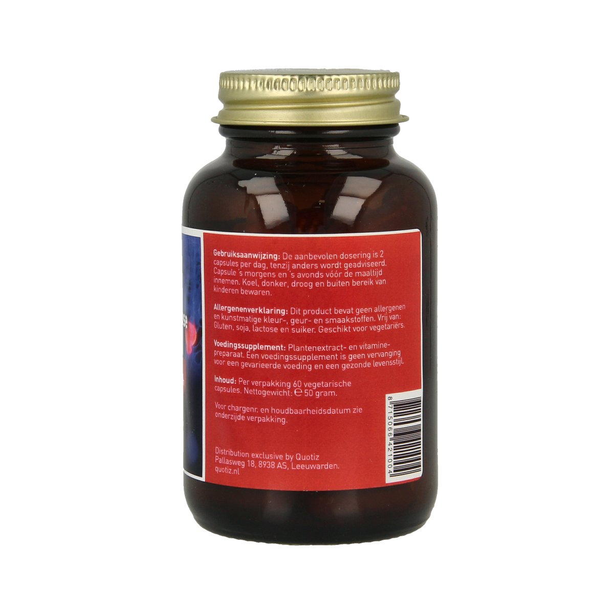 All Natural Cranberry & D-Mannose herbal capsules in a bottle, vegetarian supplement for urinary health.