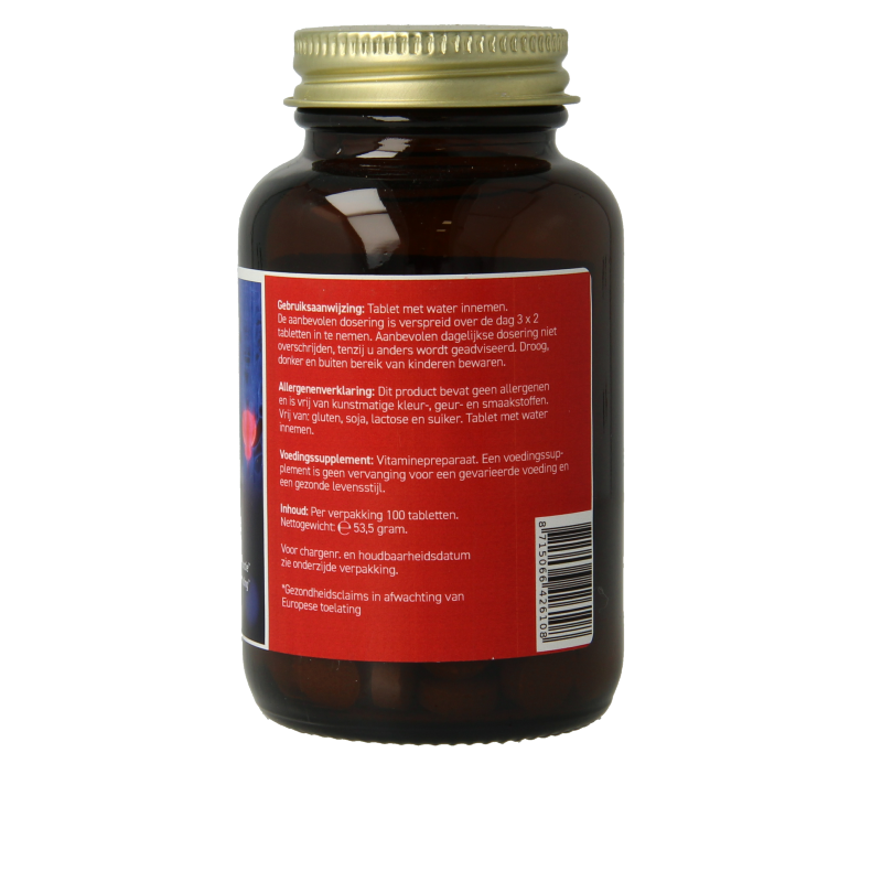 All Natural Solidago complex herbal supplement in 100 tablets, featuring natural goldenrod ingredients for health support