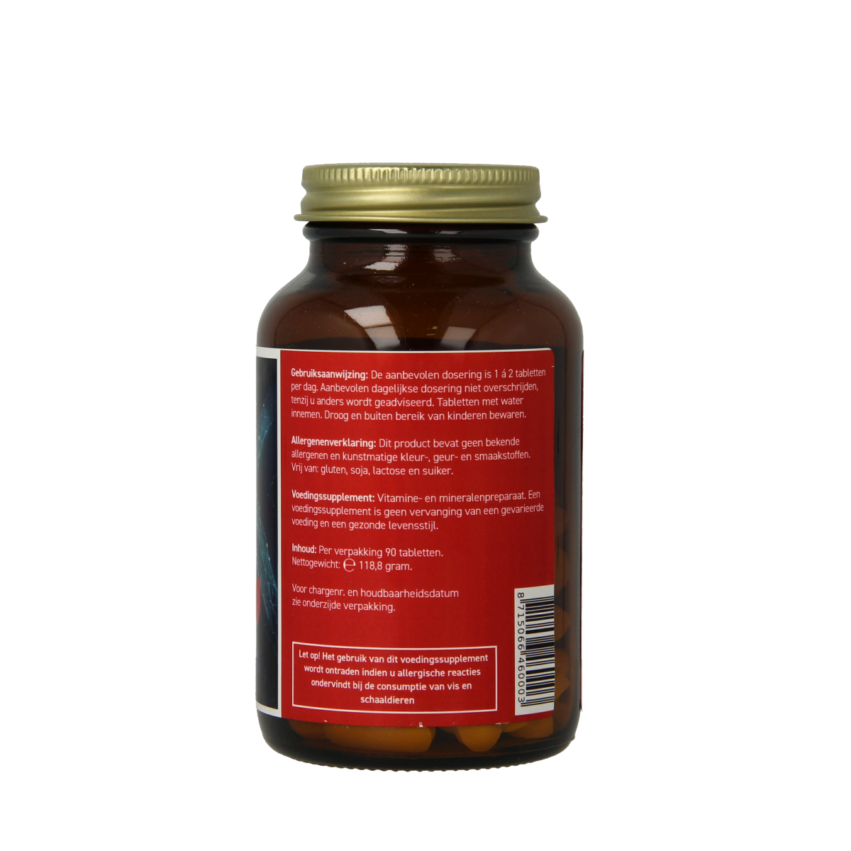 All Natural Oesterkalk mineral tablets in a bottle, dietary supplement for bone health and calcium support.