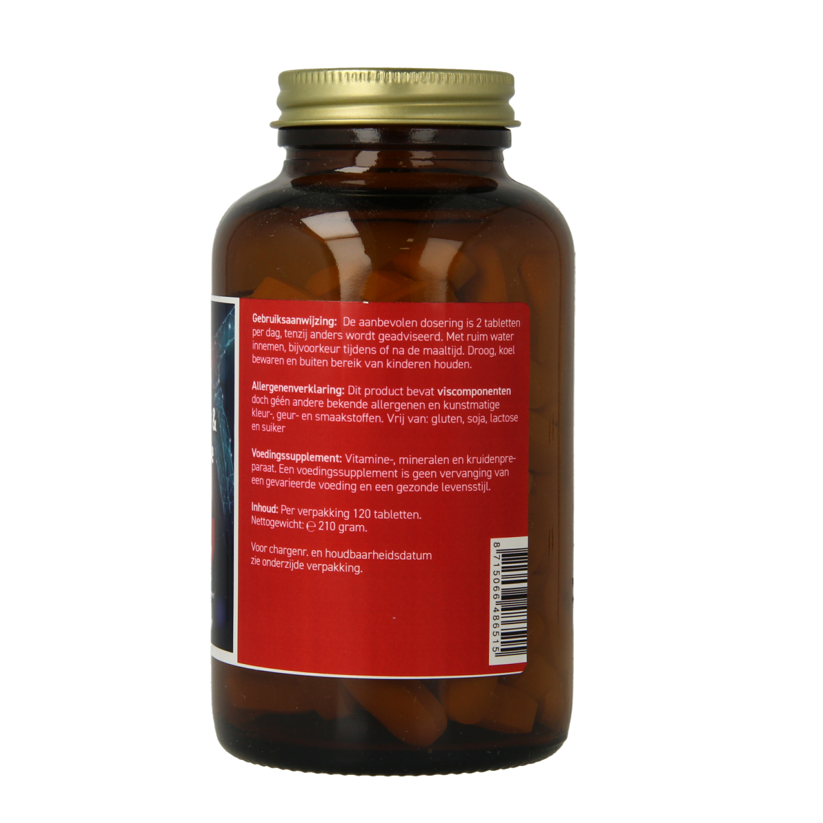 All Natural GlucoMax glucosamine and chondroitin dietary supplement tablets, mineral multivitamins for joint support