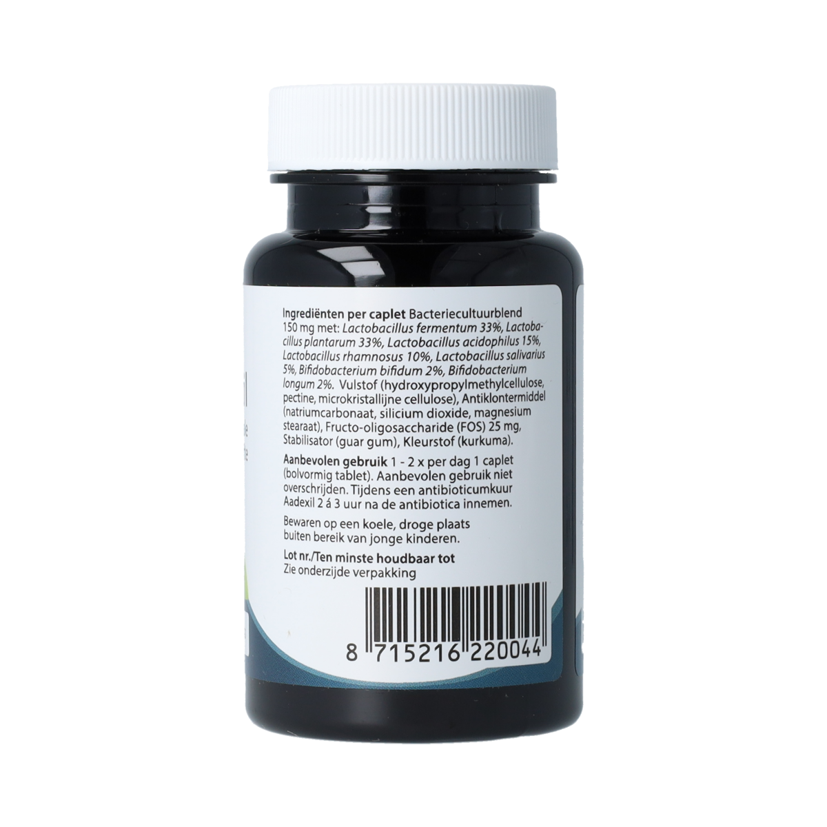 Springfield Aadexil 90 capsules containing micro-organisms, displayed in a clear container on a white background.