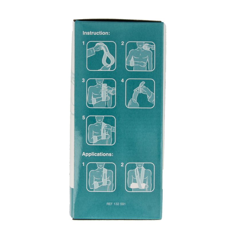 Klinion Klinigrip sling bandage, 1.9m x 5.5cm, sterile medical support wrap for injury treatment, shown laid flat.