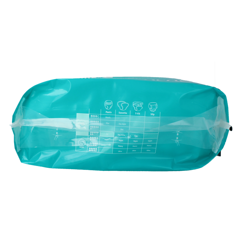 Absorin Comfort incontinent pants fit L, pack of 14, showing soft, discreet protective underwear for adult incontinence.