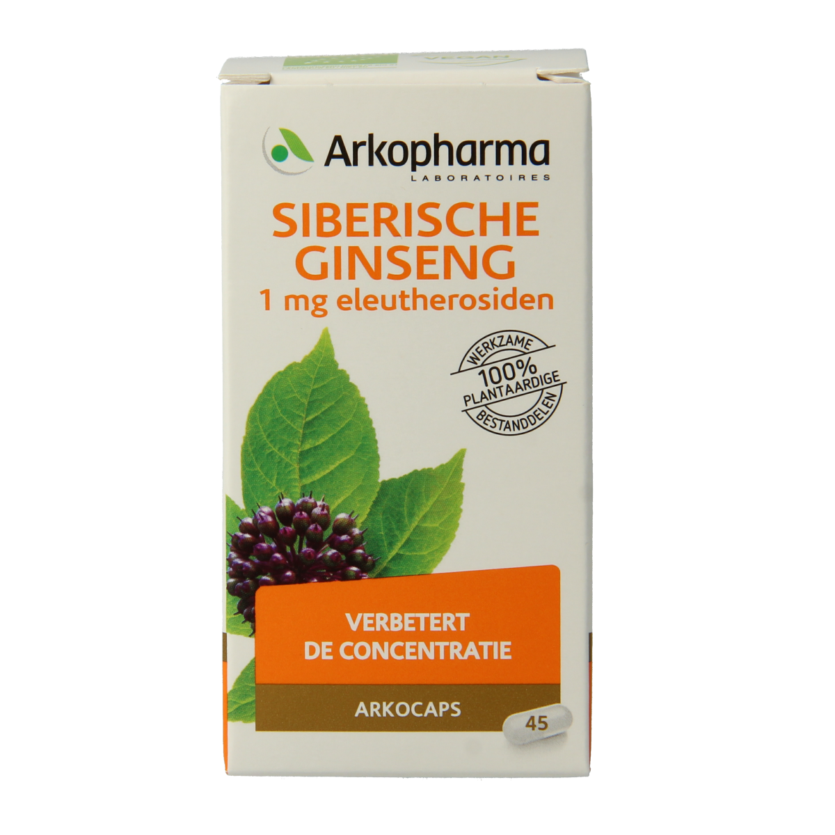 Arkocaps Russische ginseng bio capsules, herbal supplement, 45 capsules, natural herbal remedy from Arkocaps.