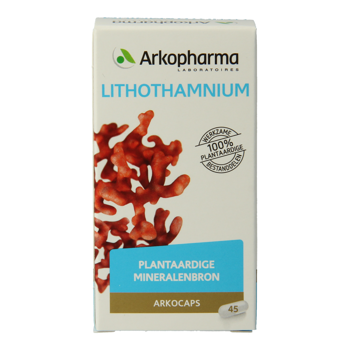 Arkocaps Lithothamnium herbal supplement capsules, natural plant-based dietary capsules from Arkocaps.