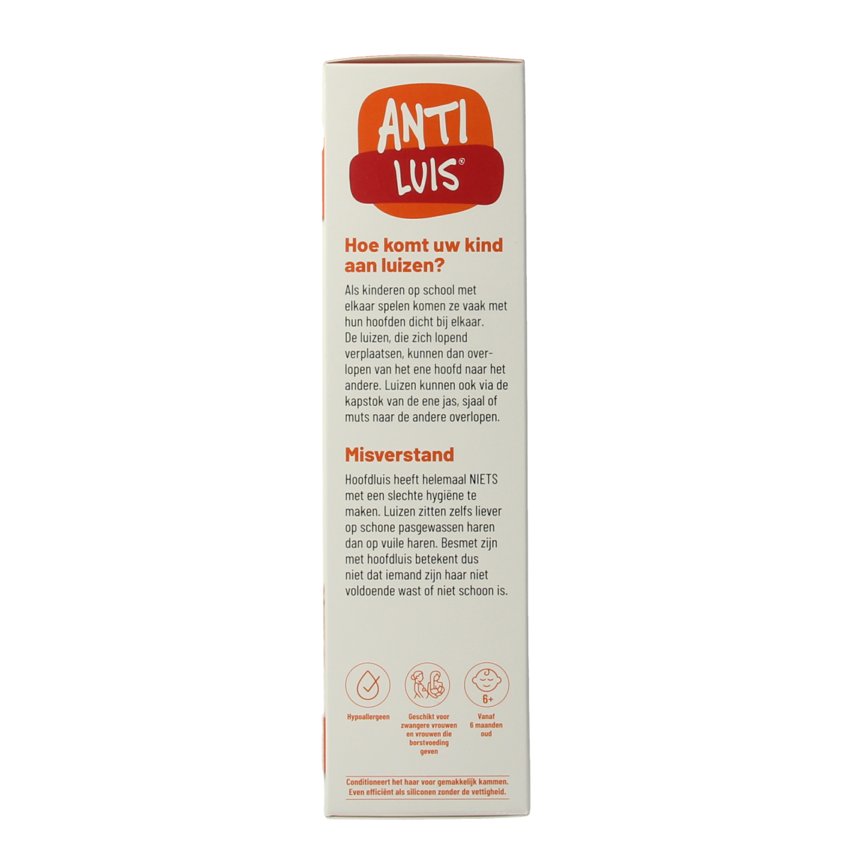 Anti Luis Haarverzorging set with lotion and shampoo, natural hair care products in a 1.00 set for healthy hair.