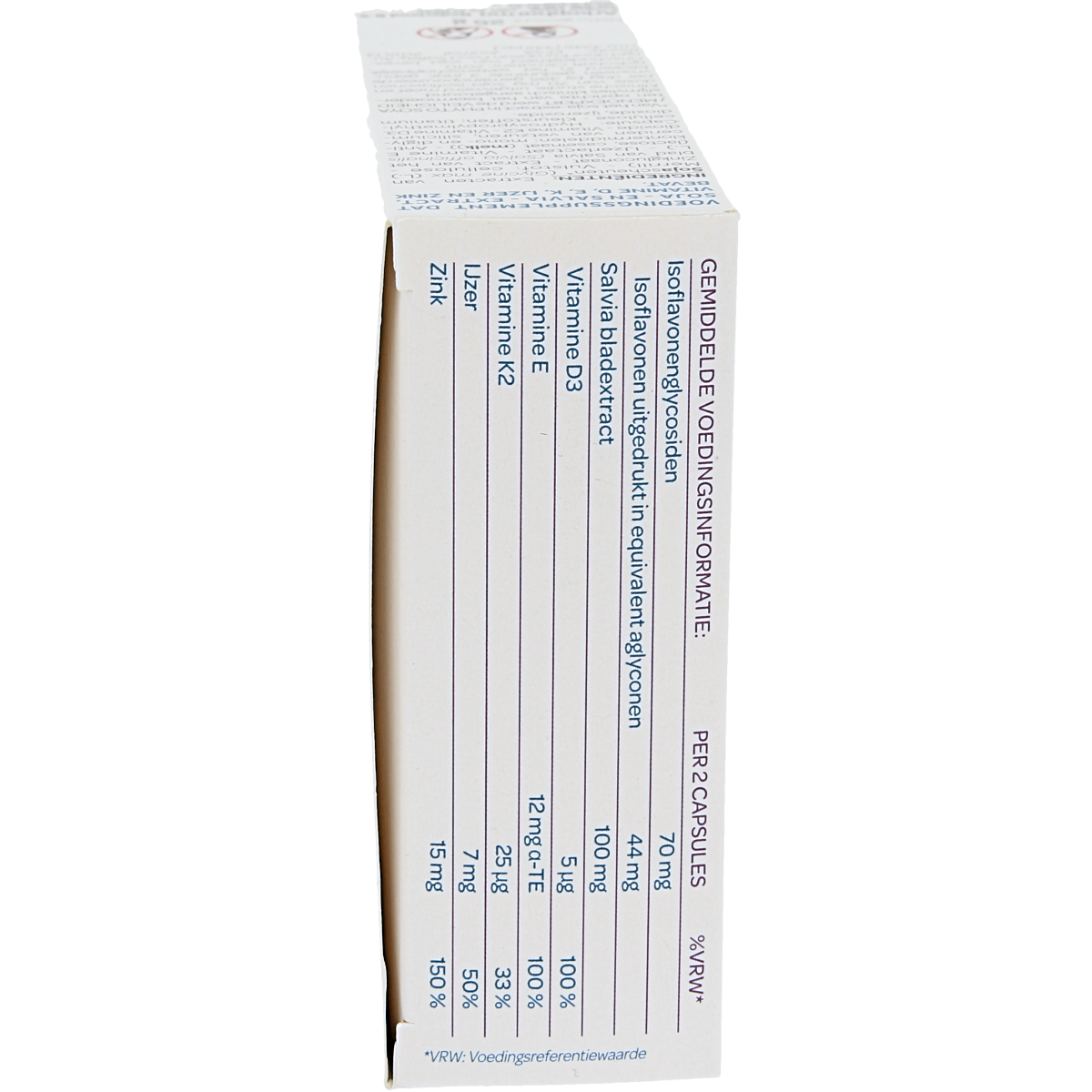 Box of Phyto Soya meno expert capsules, 60 vegan herbal supplement capsules for menopause support from Phyto Soya brand.