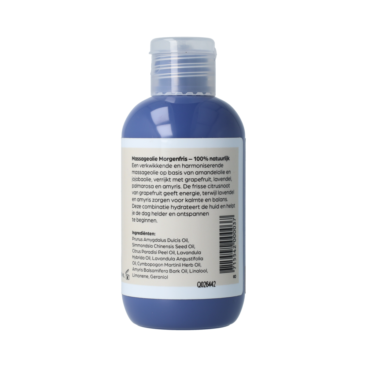 Volatile massage oil with chamomile in a 100ml bottle, ideal for body care and relaxation.