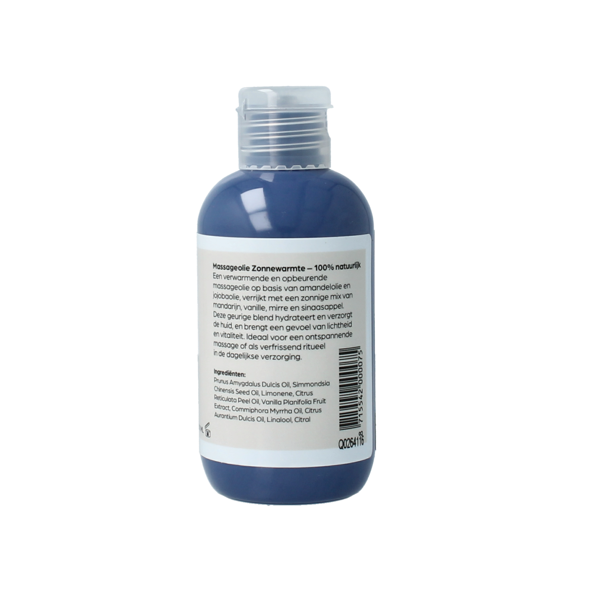 Volatile massage oil in a 100ml bottle, featuring warm sun-inspired scent, perfect for body care and relaxation.
