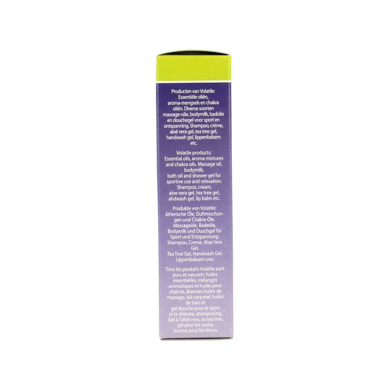 Volatile Ylang Ylang massage oil in 100ml bottle, natural body care product with floral scent and soothing properties.