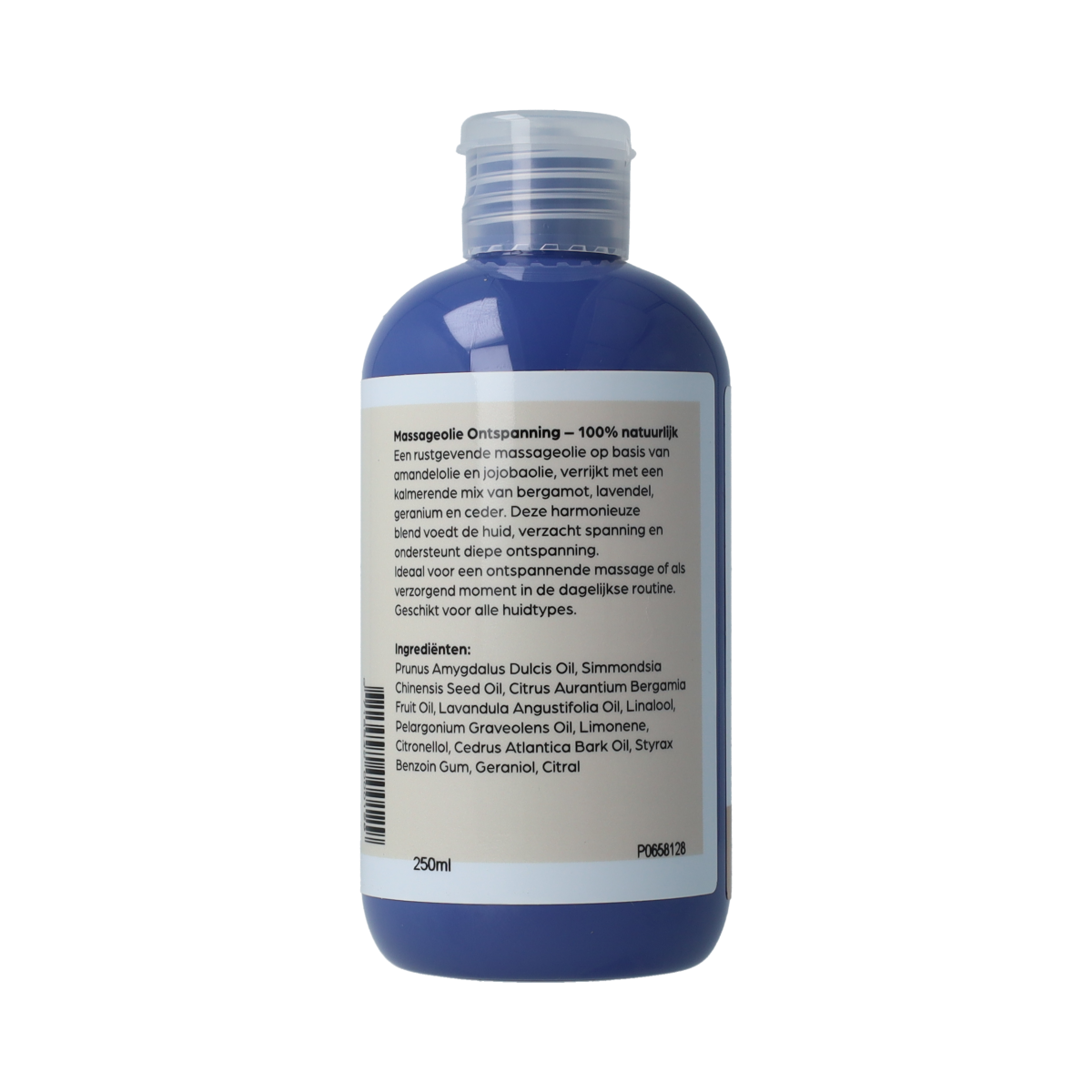 Volatile ontspanning lavendel en geranium massageolie in 250ml fles, lichaamsverzorging met aromatherapie voor ontspanning