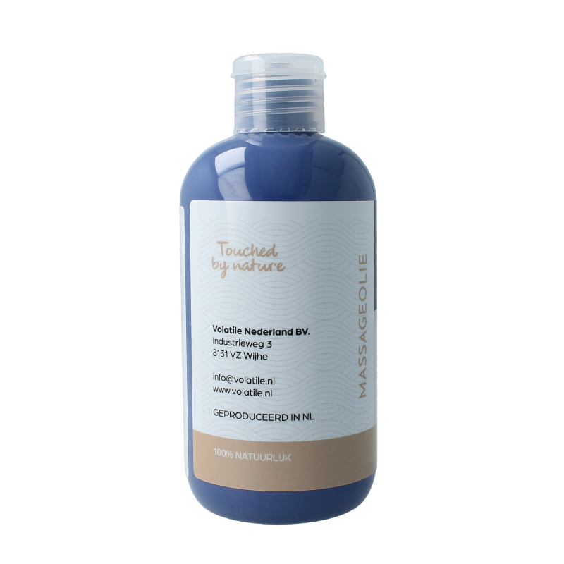 Volatile Massageolie relief in a 250ml bottle, natural body care product for soothing massage and muscle relief.