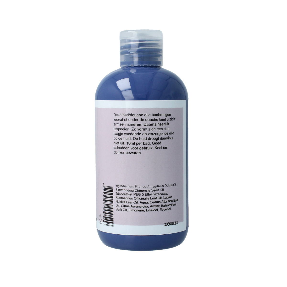 Volatile Badolie relax 250ml bottle for bath and shower, featuring a soothing, aromatic liquid in a clear container.