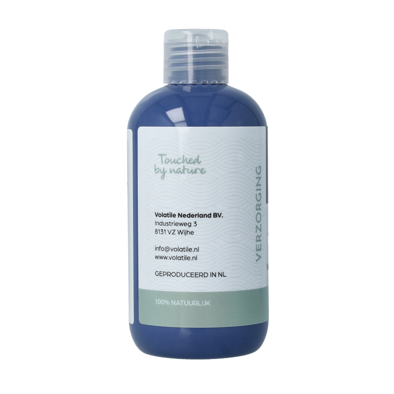 Volatile Aloe Vera Gel in a 250ml bottle, natural body care product with fresh aloe vera leaves on the label.