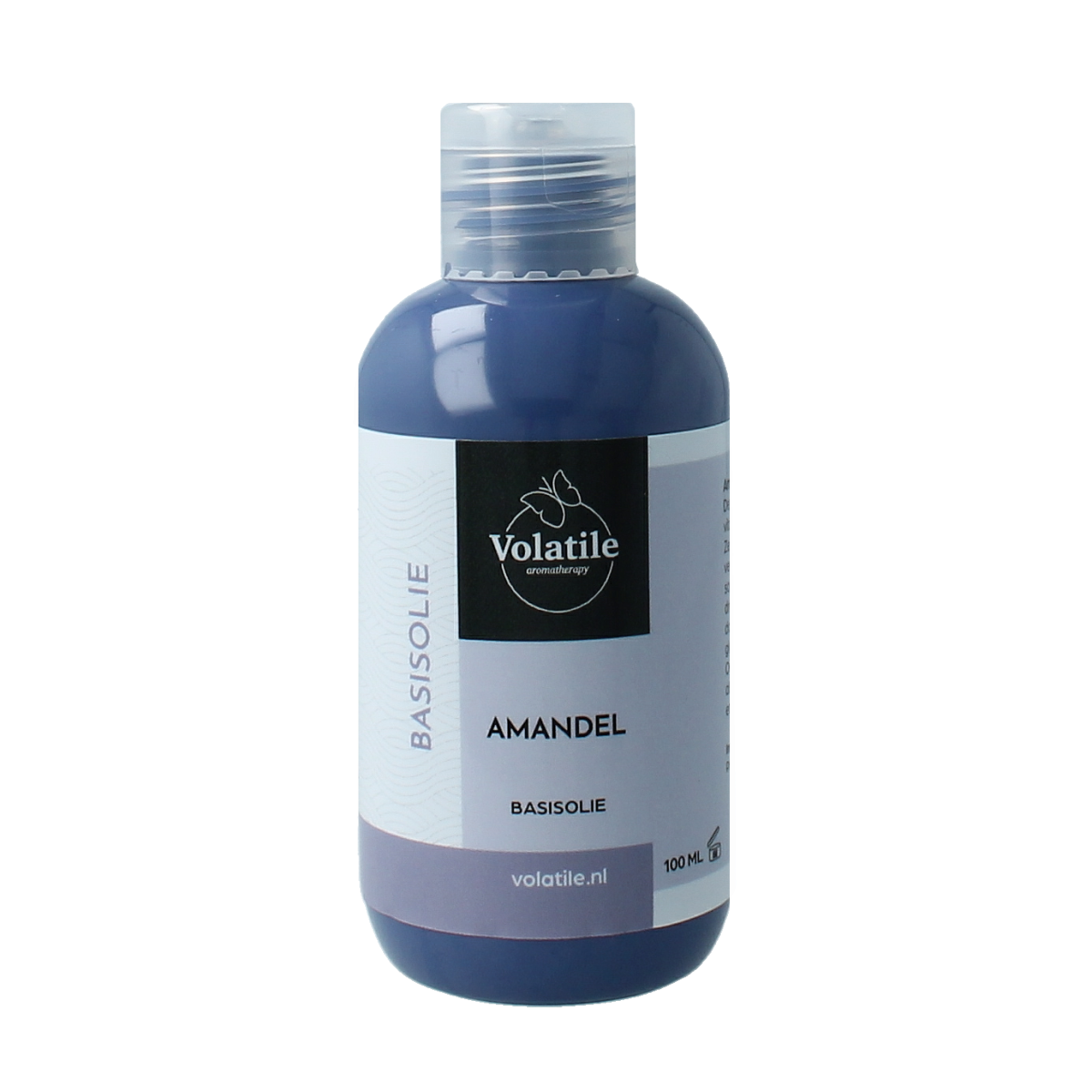 Volatile Amandel basisolie in a 100ml bottle, natural body care oil with almond extract, for skincare and moisturizing.
