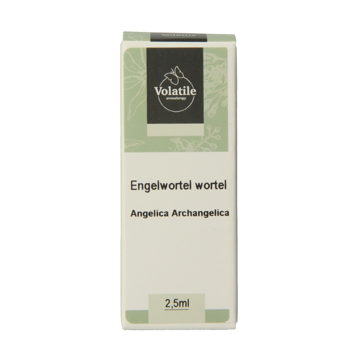 Volatile Engelwortel essential oil in a 2.50 ml bottle, natural aromatic oil from Volatile for aromatherapy and wellness use.