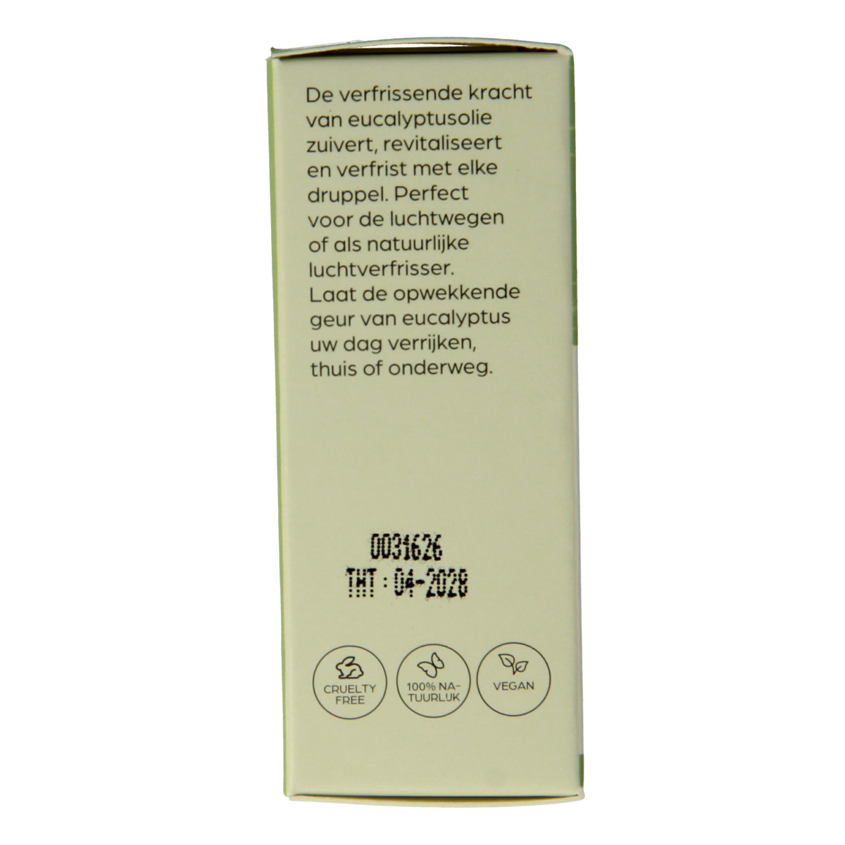 Volatile Eucalyptus Wild essential oil in 10ml bottle, natural aromatic therapeutic oil for relaxation and wellness.