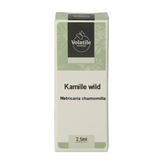 Volatile Kamille wild essential oil bottle, 2.50ml, natural herbal remedy with calming floral scent, from Volatile brand.