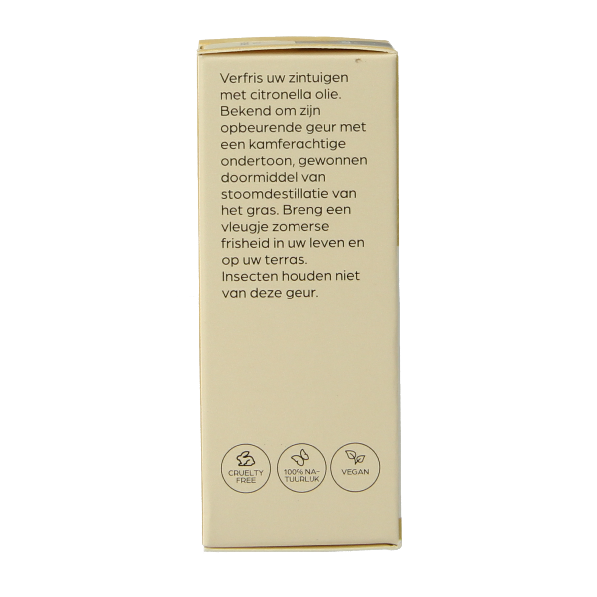 Volatile Citronella essential oil in a 5ml bottle, natural aromatic etherische oliën for aromatherapy and insect repellent.