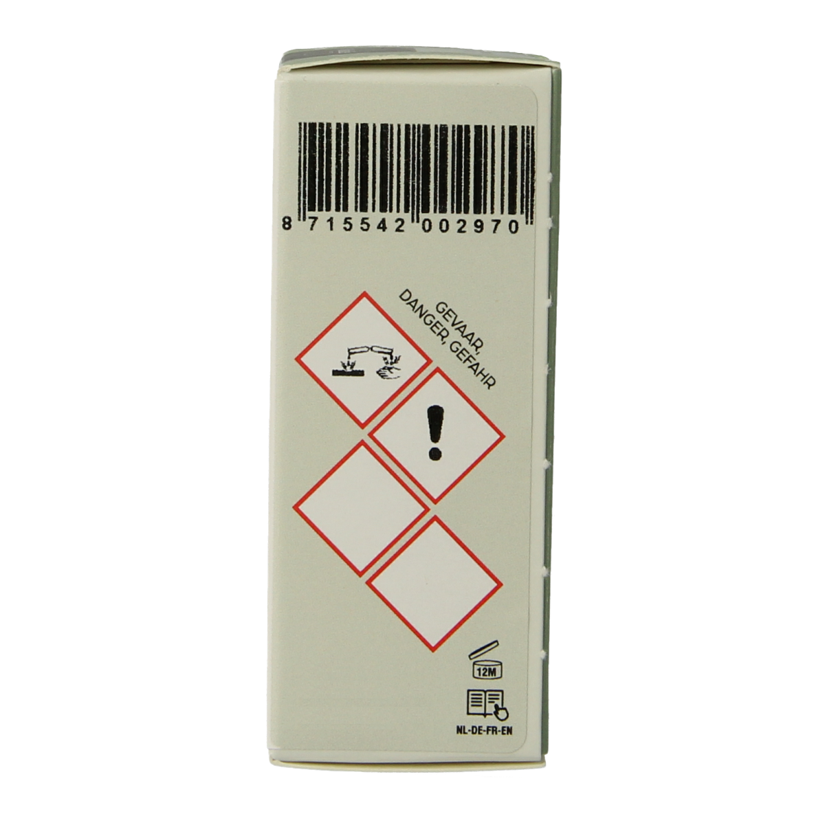 Volatile Mirre essential oil in a 2.50 ml bottle, featuring a clear liquid and white cap, on a white background.