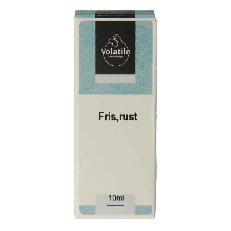 Volatile Fris Rust 10ml essential oil bottle, amber glass with white cap, from Volatile brand.