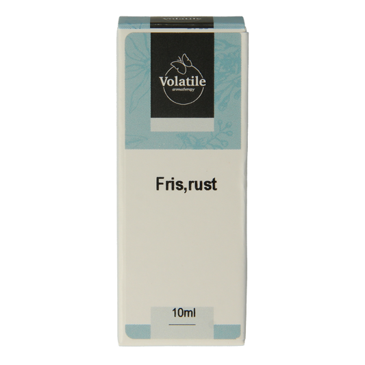 Volatile Fris Rust 10ml essential oil bottle, amber glass with white cap, from Volatile brand.