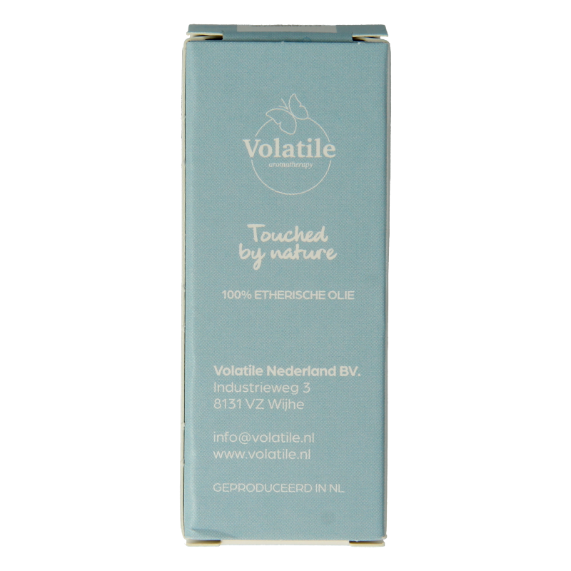 Volatile Fris Rust 10ml essential oil bottle, natural etherische oliën product with label and cap visible.