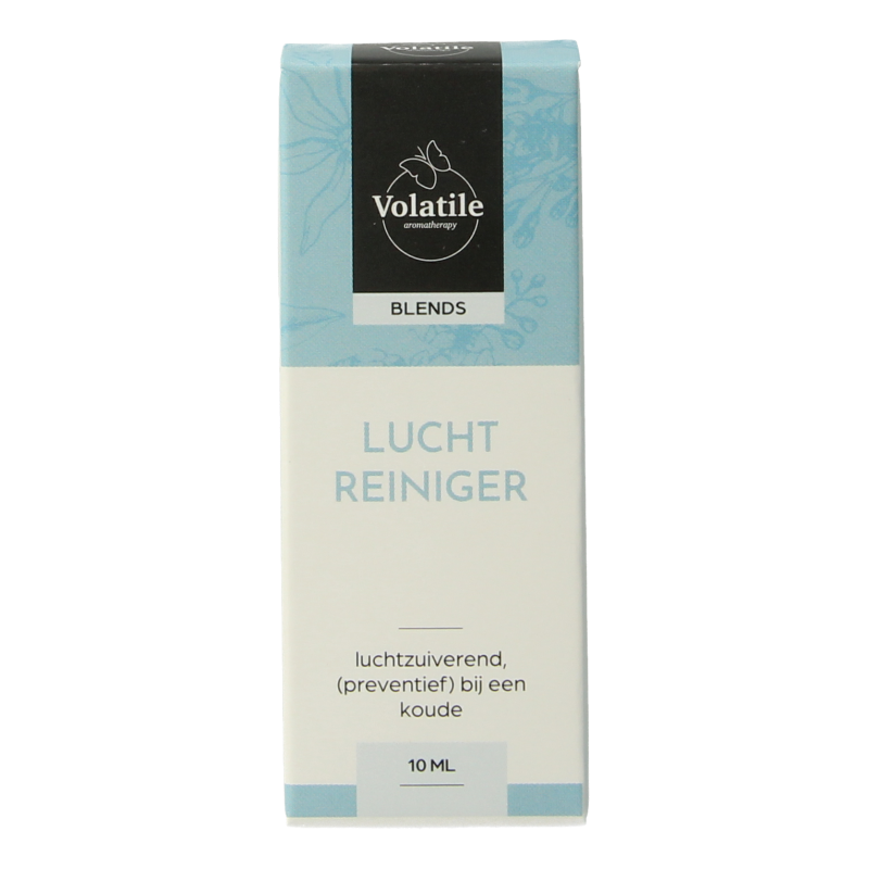 Volatile Luchtreiniger 10ml etherische olie bottle with clear label and cap, suitable for air purification and aromatic use.