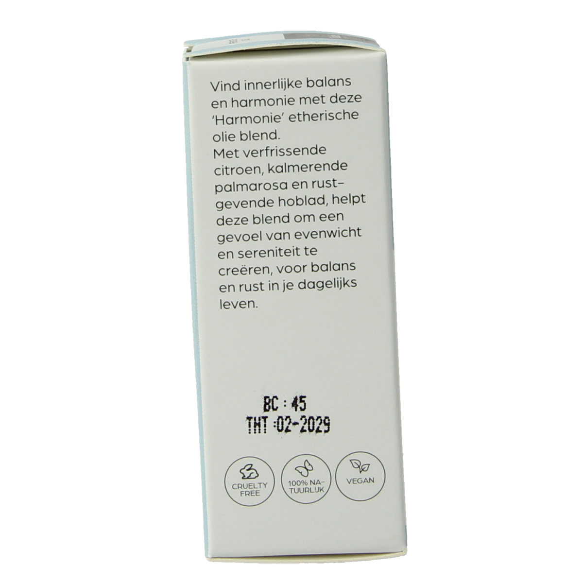 Volatile Harmonie essential oil in 10ml bottle, aromatic etherische oliën with a clear glass container and label.