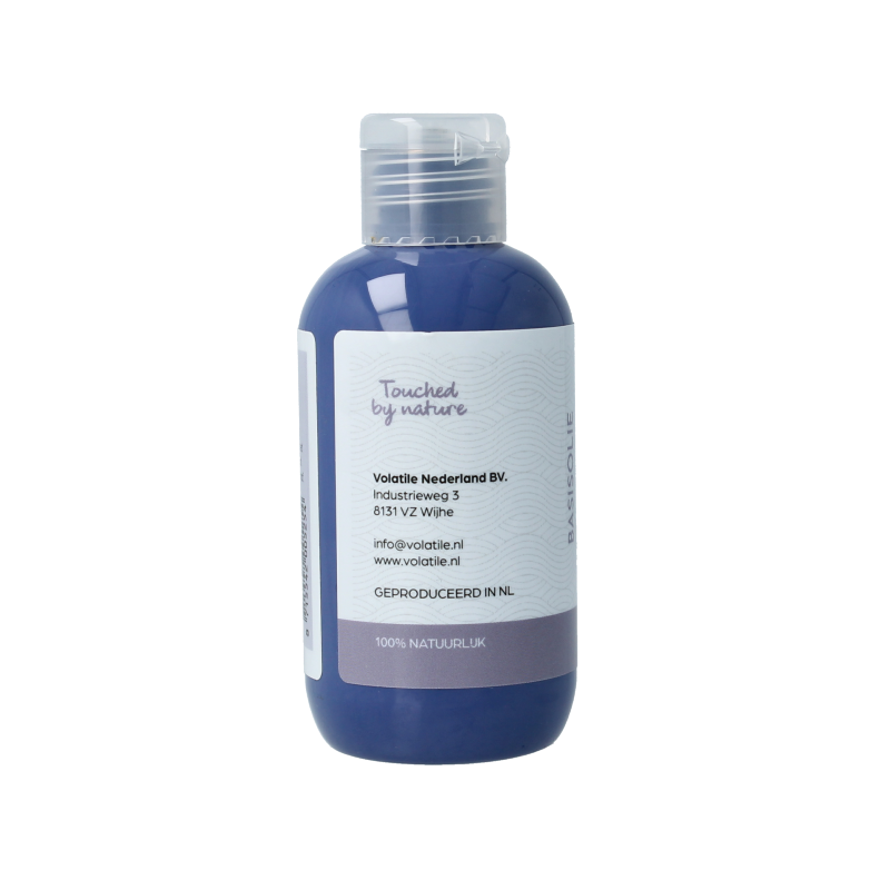 Volatile Tarwekiem basisolie in a 100ml bottle, natural body care oil with wheat germ extract for skin nourishment.