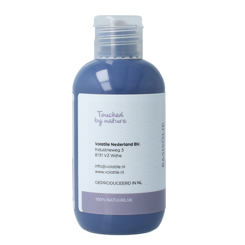 Volatile Sint Janskruid maceraat 100ml in a glass bottle, used for natural body care and herbal skincare.