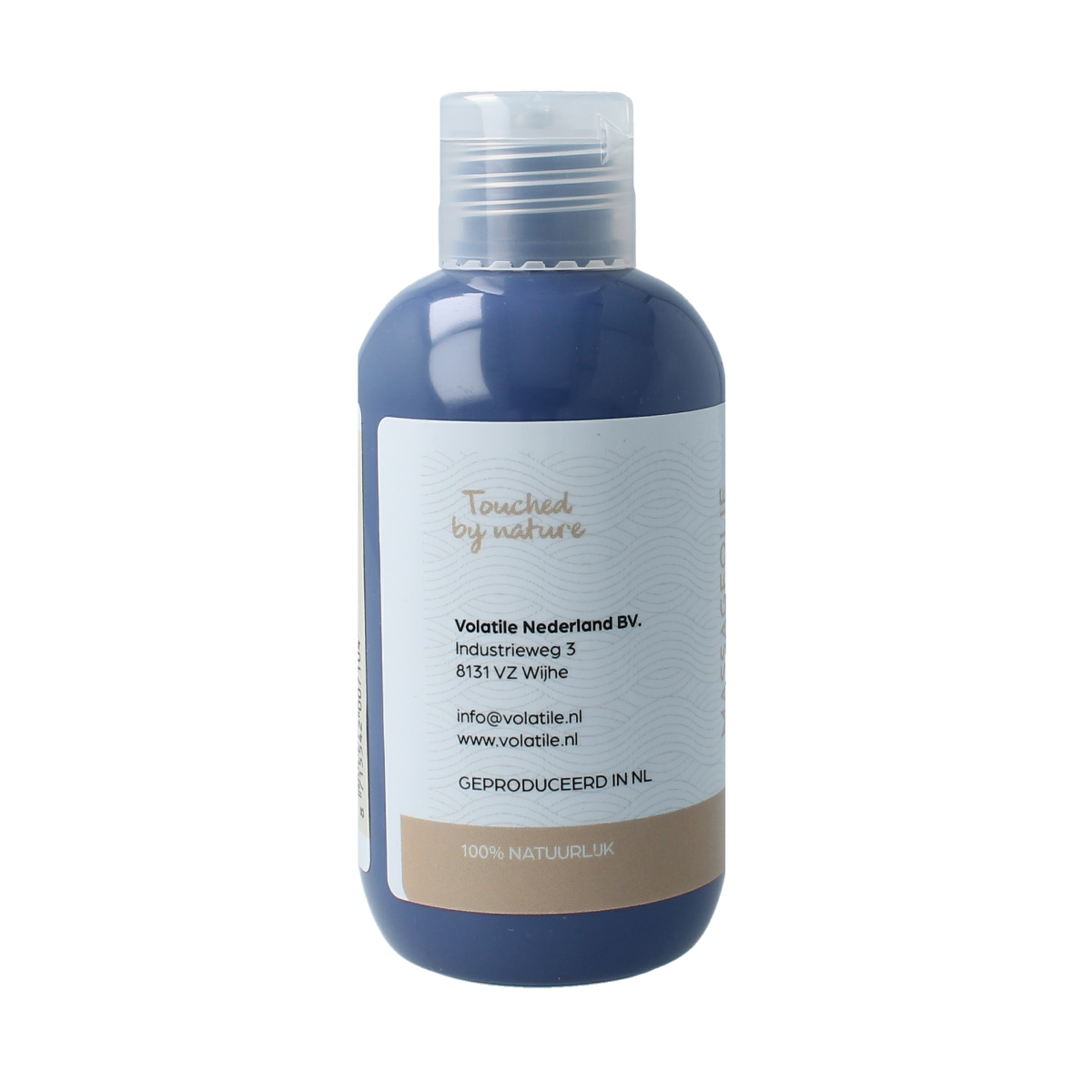 Volatile liefdesdroom massageolie in 100ml bottle, body care product with a smooth, relaxing oil texture.