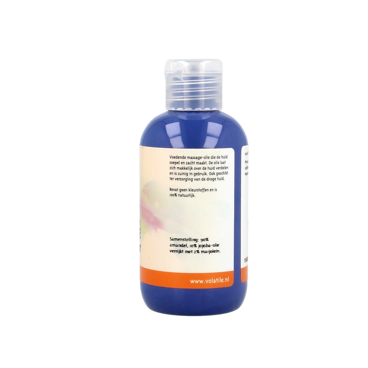 Volatile massage oil for neck and shoulders in a 100ml bottle, used for body care and relaxation.