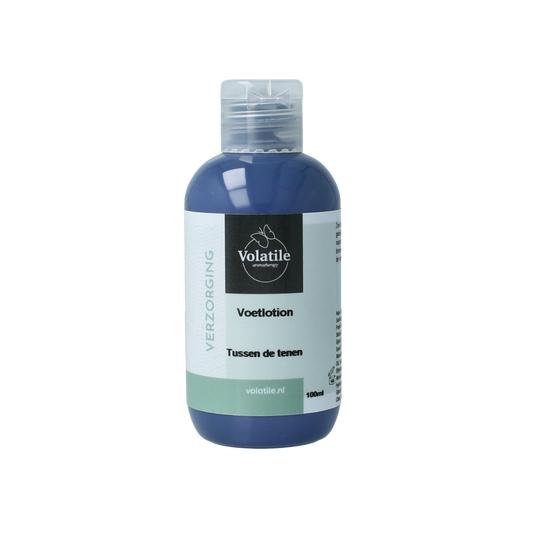 Volatile Voetlotion tussen de tenen, 100 ml, voetverzorgingsproduct for healthy, moisturized skin between toes.