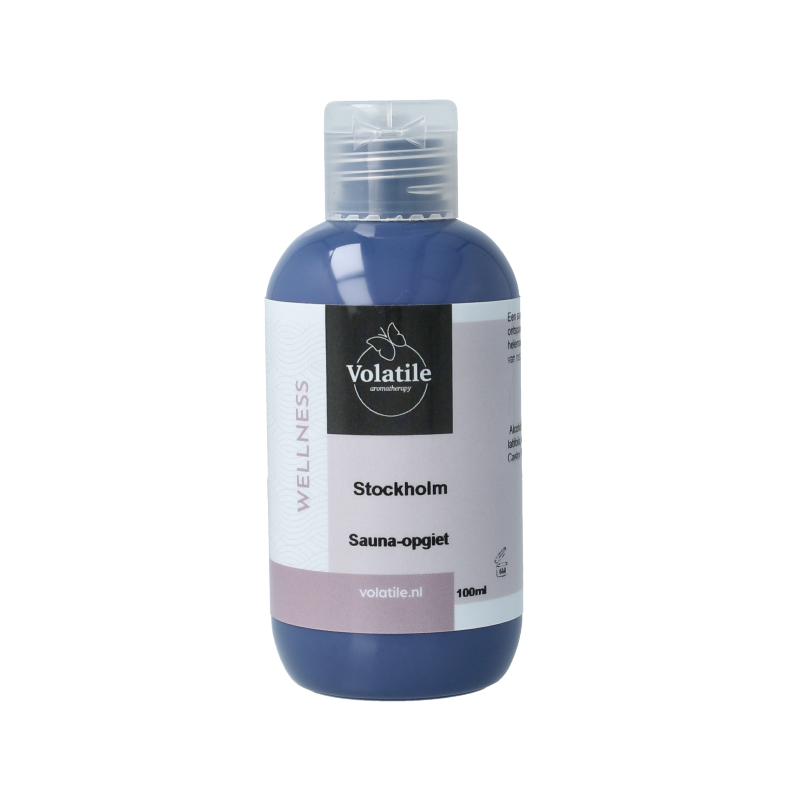 Volatile Stockholm sauna opgietconcentraat 100ml bottle of aromatic etherische oliën for sauna use