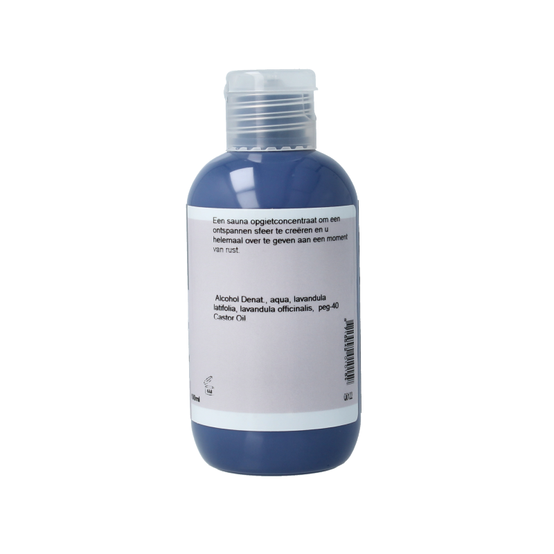 Volatile Stockholm sauna opgietconcentraat in 100ml bottle, aromatic essential oil for sauna aromatherapy, shown in the image.