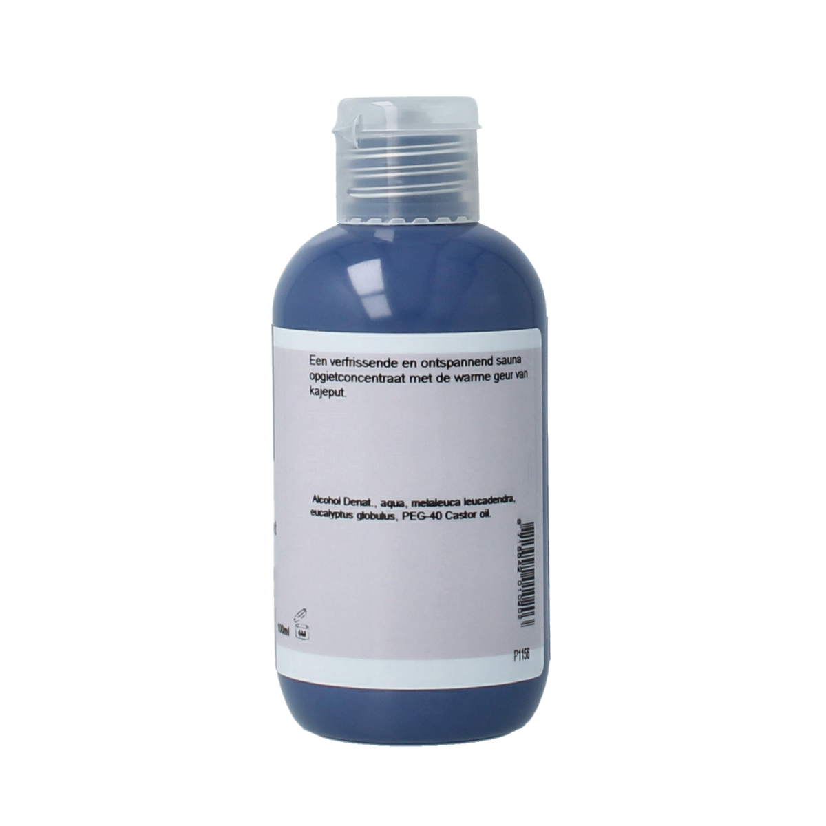 Volatile Oslo sauna opgietconcentraat 100ml in a clear glass bottle with a dropper, used for aromatic sauna steam enhancement.