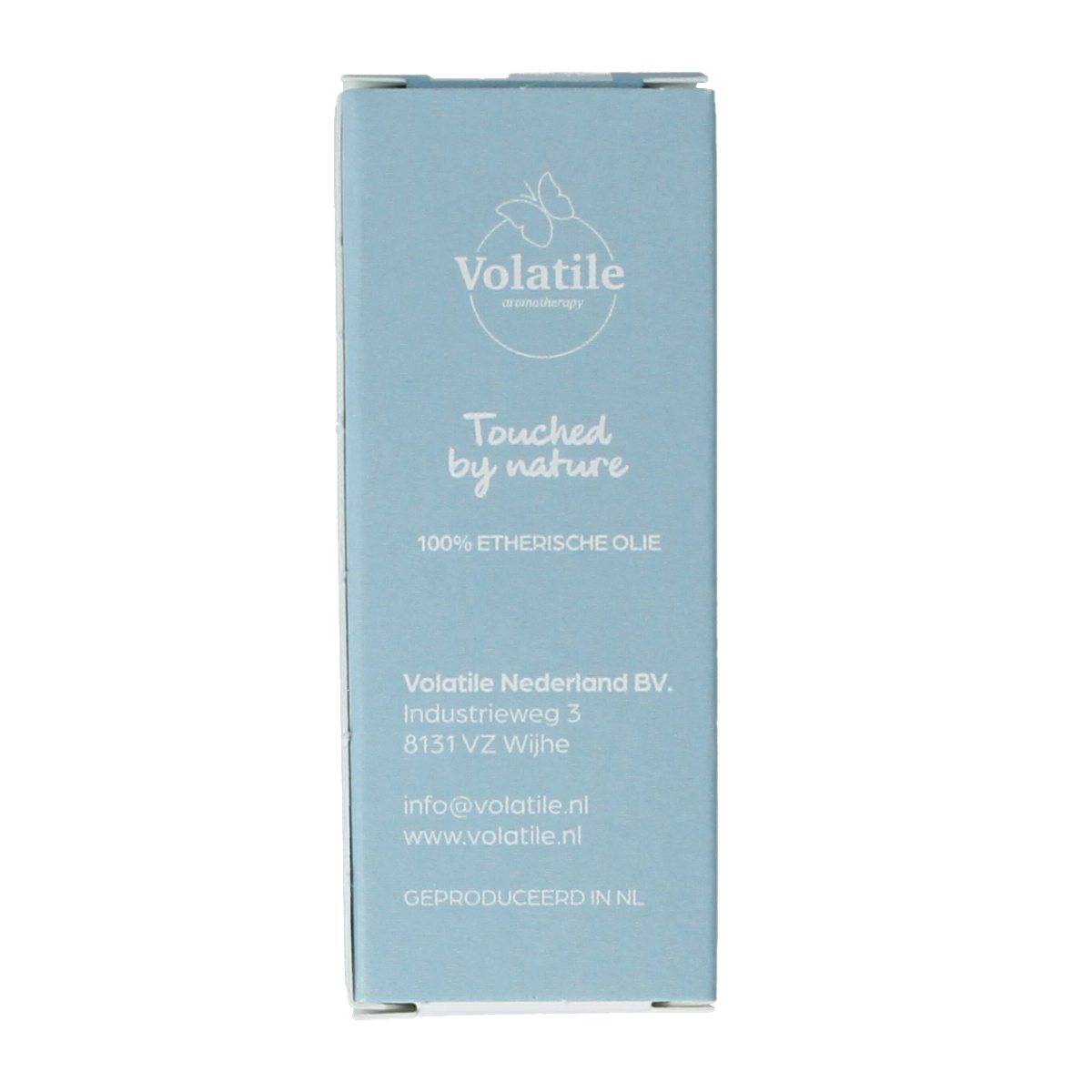 Volatile Zonnestraal 10ml essential oil bottle, amber glass container with white label, labeled as etherische oliën from Volatile.
