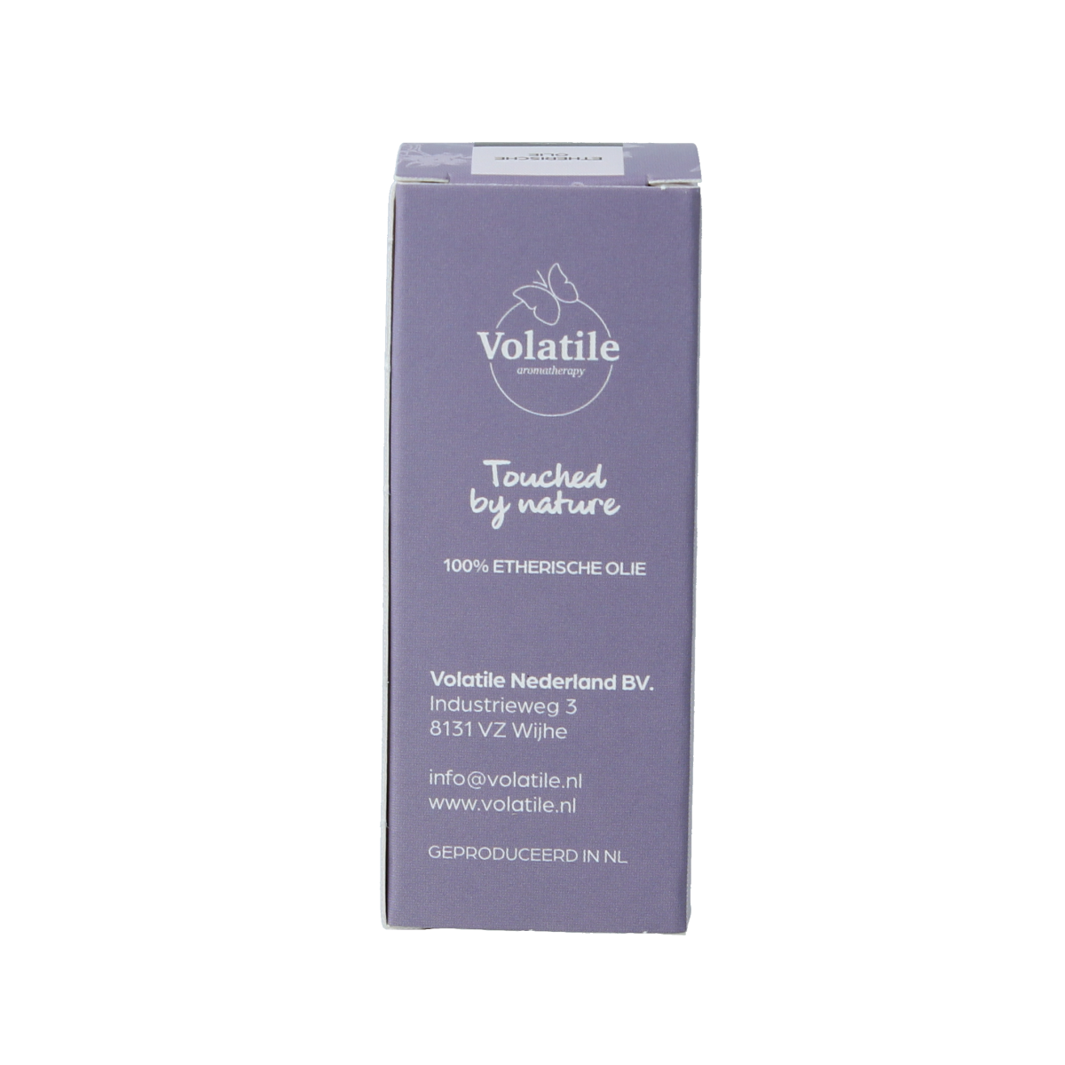 Volatile Citroen 10ml essential oil bottle with a yellow label, showcasing citrus scent and natural aromatherapy benefits.