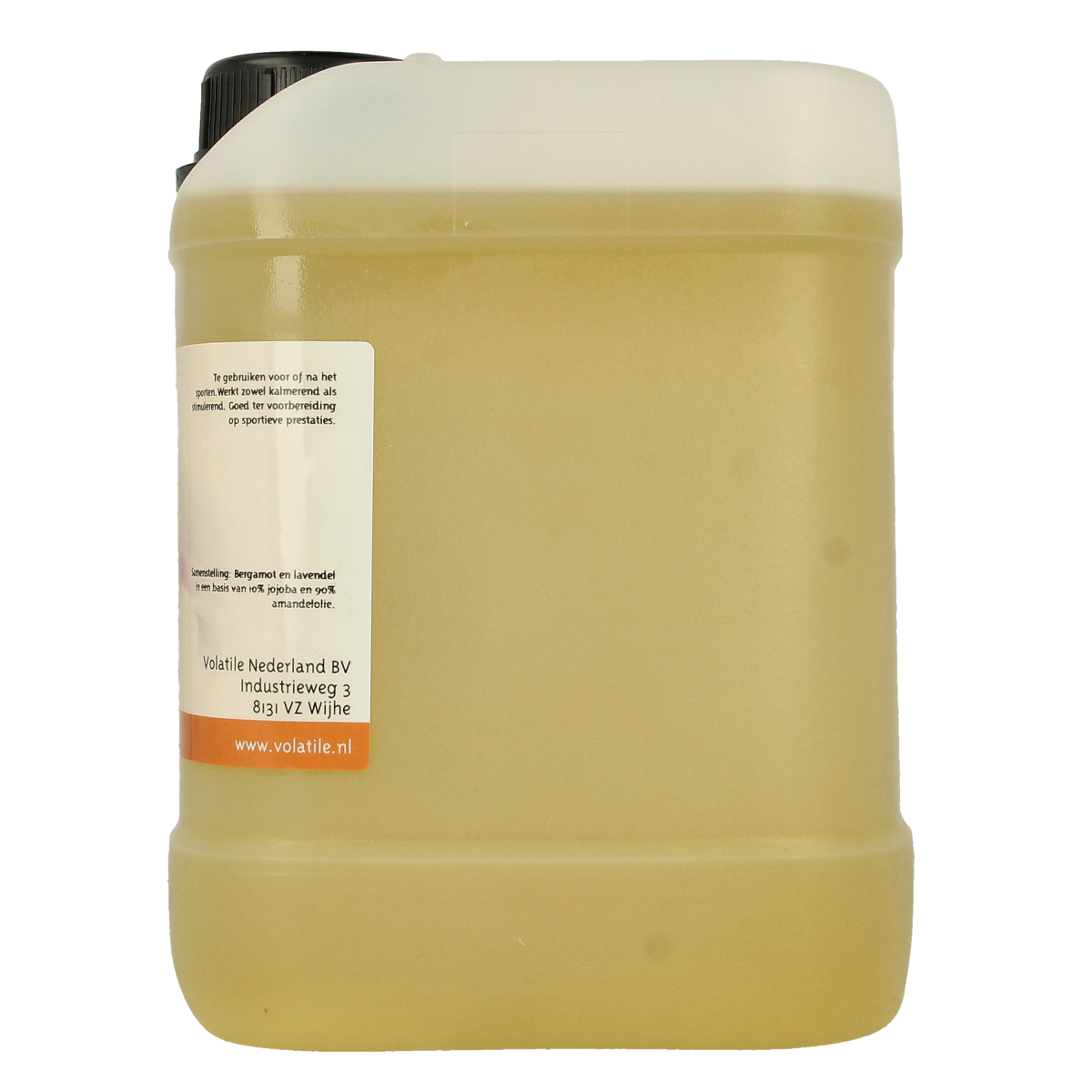 Volatile massage oil for stress relief in a 2500ml bottle, body care product from Volatile, shown in the image.