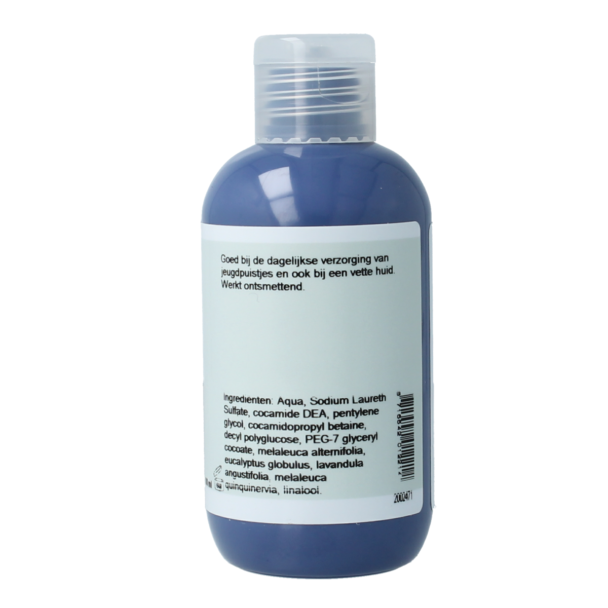 Volatile Tea Tree Face Wash 100ml in a clear bottle with a white label, designed for facial skincare and cleansing.