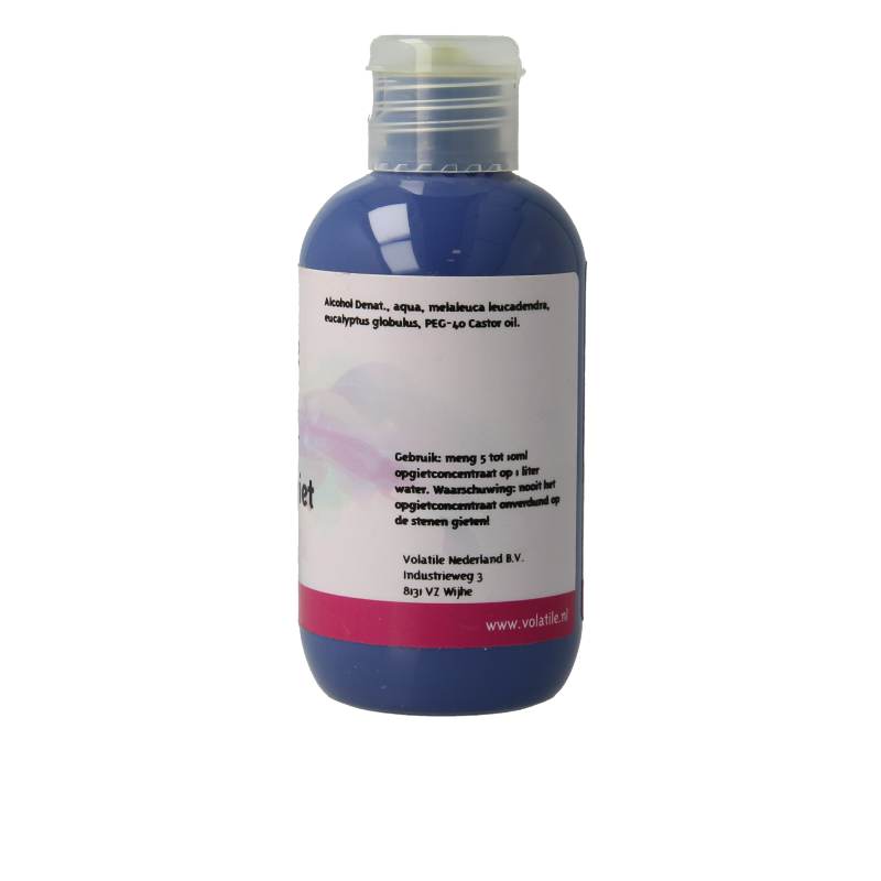 Volatile Reykjavik sauna essential oil concentrate in 100ml bottle, aromatic etherische oliën for relaxation and wellness.
